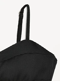 Ribbed Bra Bikini Swim Top