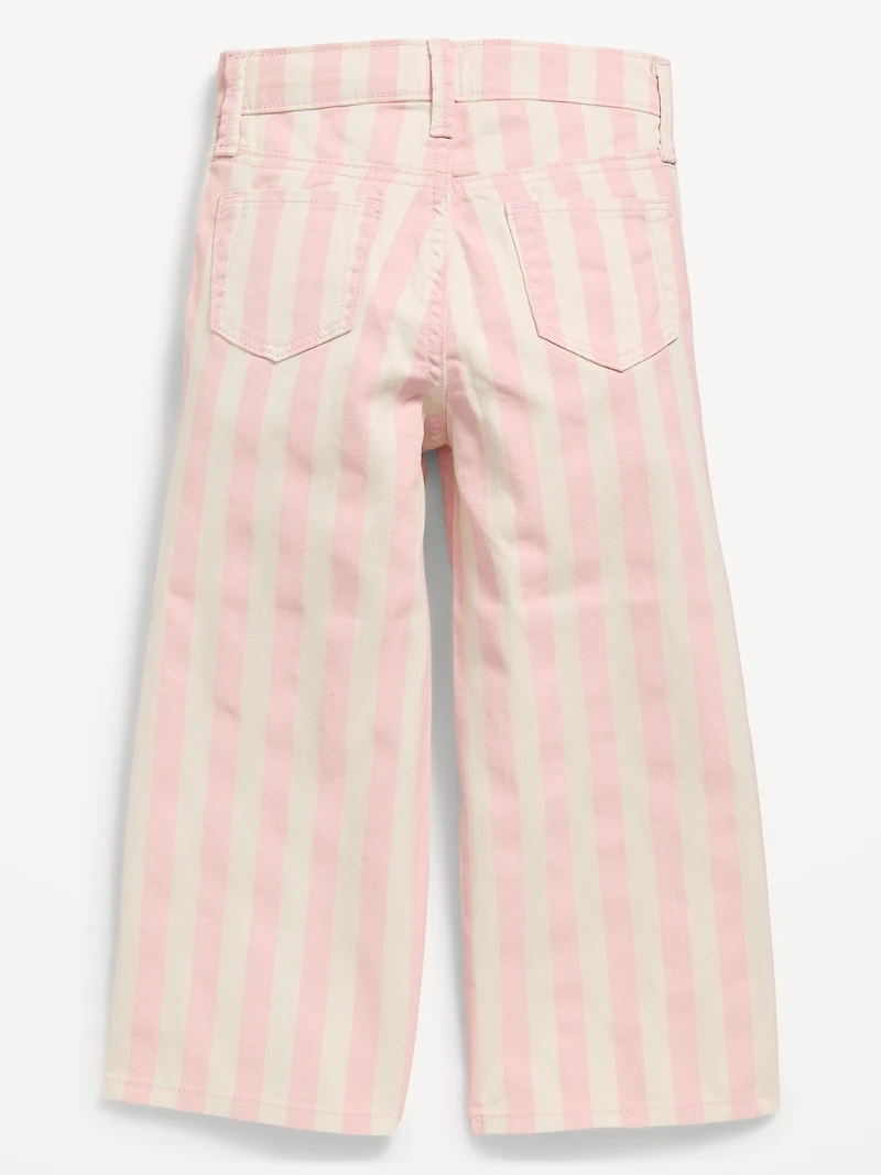 Baggy Striped Wide-Leg Pants for Toddler Girls