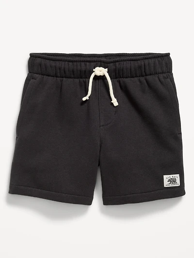 Below Knee Logo-Graphic Fleece Jogger Shorts for Boys