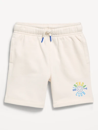Fleece Graphic Shorts for Toddler Boys