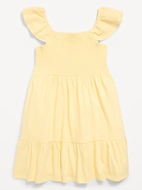 Fit and Flare Smocked Dress for Girls