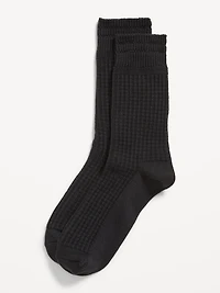 Waffle Crew Socks for Men