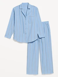 Poplin Pajama Pant Set