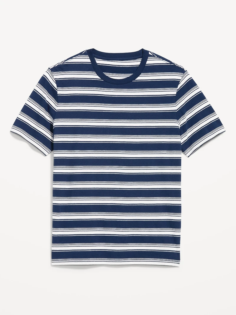 Crew-Neck Striped T-Shirt