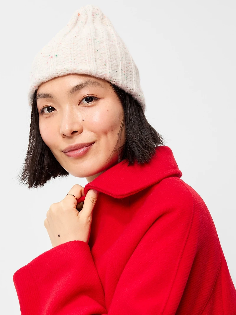 Chunky Cable Knit Beanie