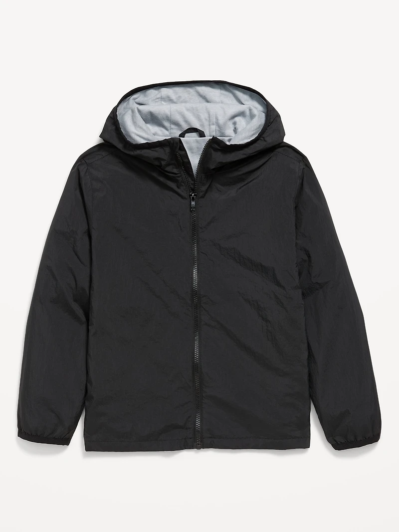 Water-Resistant Zip-Front Jacket for Boys