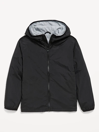Water-Resistant Zip-Front Jacket for Boys