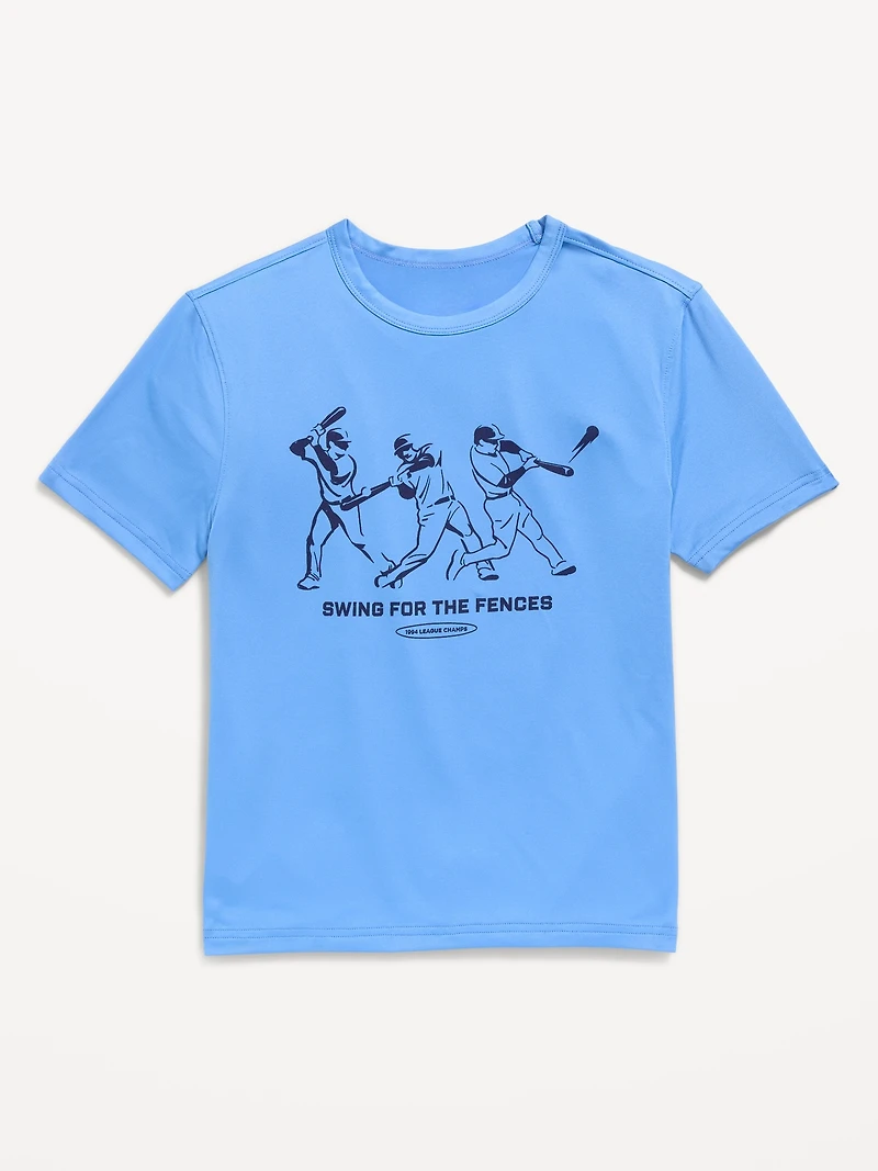 CloudMotion Graphic Performance T-Shirt for Boys