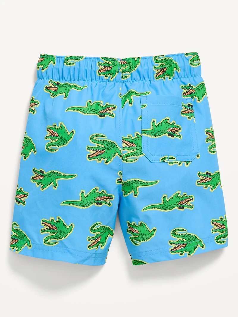 Printed Swim Trunks for Toddler Boys