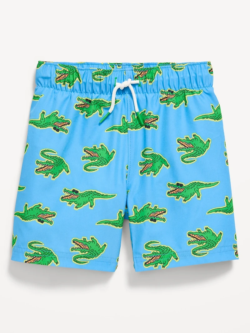 Printed Swim Trunks for Toddler Boys