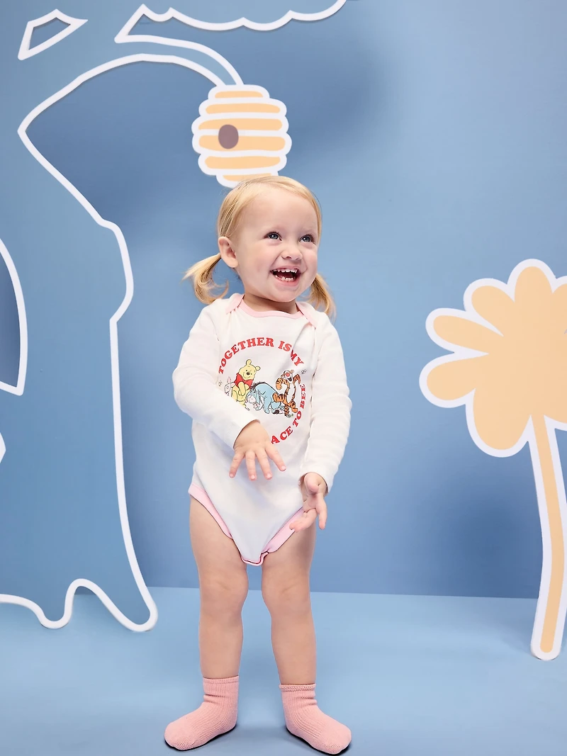 Old Navy x Disney Winnie the Pooh Long-Sleeve Bodysuit for Baby