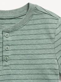 Short-Sleeve Textured Henley T-Shirt for Toddler Boys