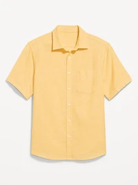 Classic Fit Everyday Linen-Blend Shirt