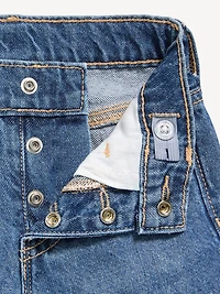 Baggy Button-Fly Wide-Leg Jeans for Toddler Girls