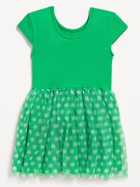 Disney© Short-Sleeve Tutu Dress for Toddler Girls