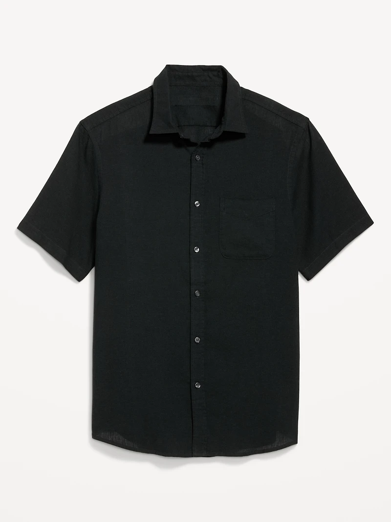 Classic Fit Everyday Linen-Blend Shirt
