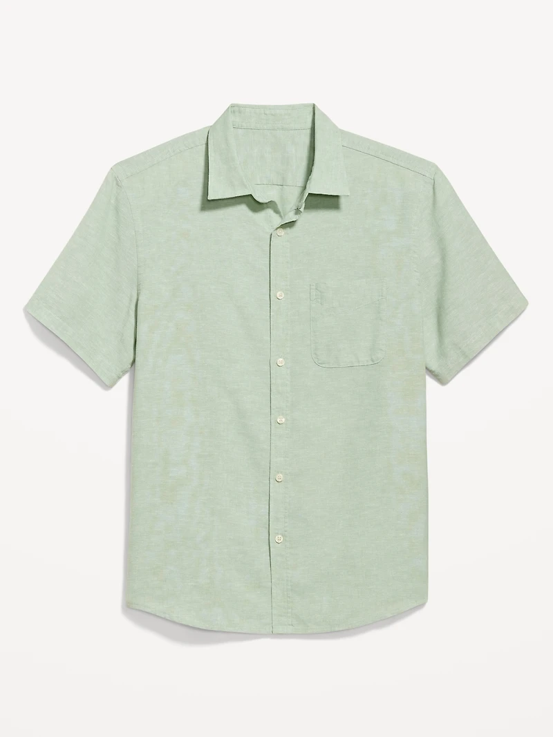 Classic Fit Everyday Linen-Blend Shirt