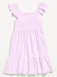 Fit and Flare Smocked Dress for Girls