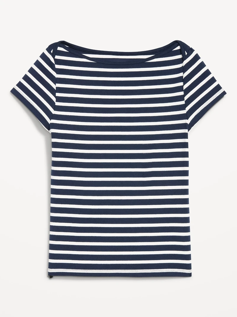 Snug Boat-Neck T-Shirt