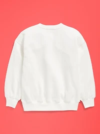 Old Navy x Disney Oversized Minnie Logo-Graphic Tunic Sweatshirt for Girls