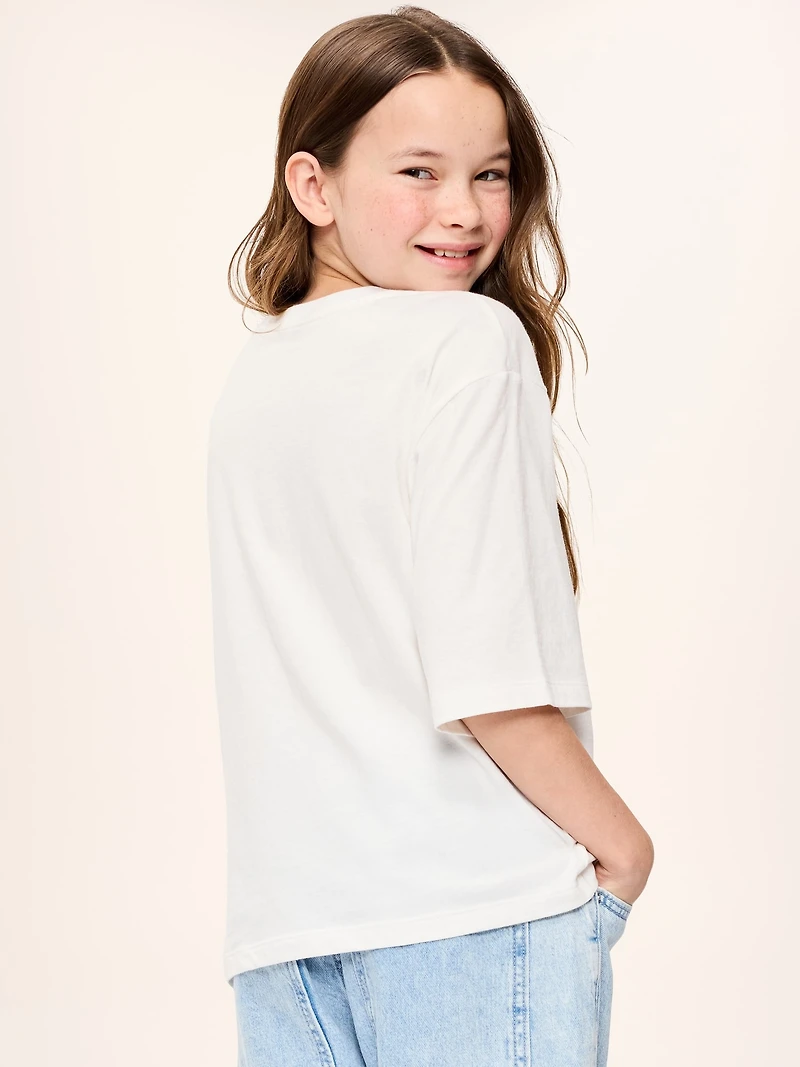 Old Navy x Disney Minnie Mouse Logo-Graphic T-Shirt for Girls