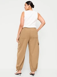 Twill Barrel Cargo Pants