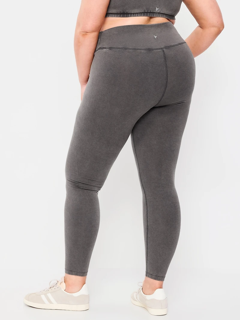 High-Waisted PowerChill 7/8 Cotton Leggings