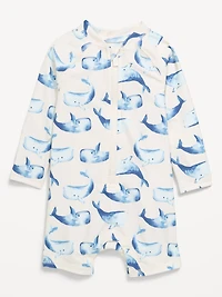 Printed Swim Rashguard Bodysuit for Baby