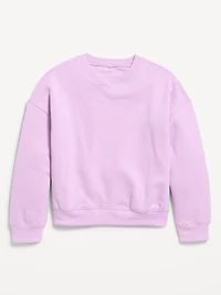 Oversized Long-Sleeve Tunic Sweatshirt for Girls