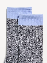 Marled Color-Block Socks