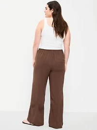 High-Waisted Playa Wide-Leg Pants