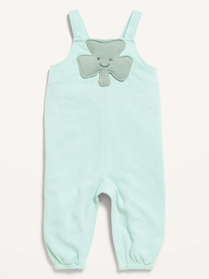 Sleeveless French-Terry Jumpsuit for Baby