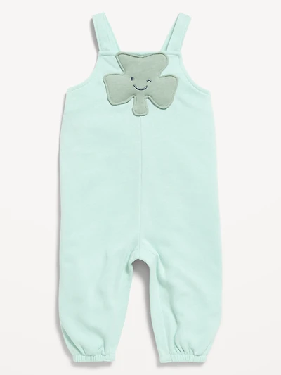 Sleeveless French-Terry Jumpsuit for Baby