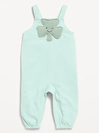 Sleeveless French-Terry Jumpsuit for Baby