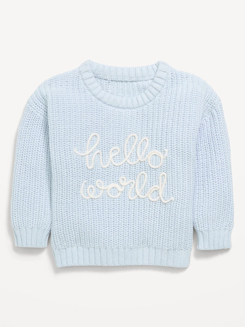 Unisex Loose Sweater for Baby