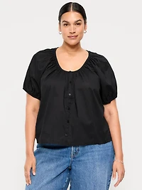 Airy Button-Down Top