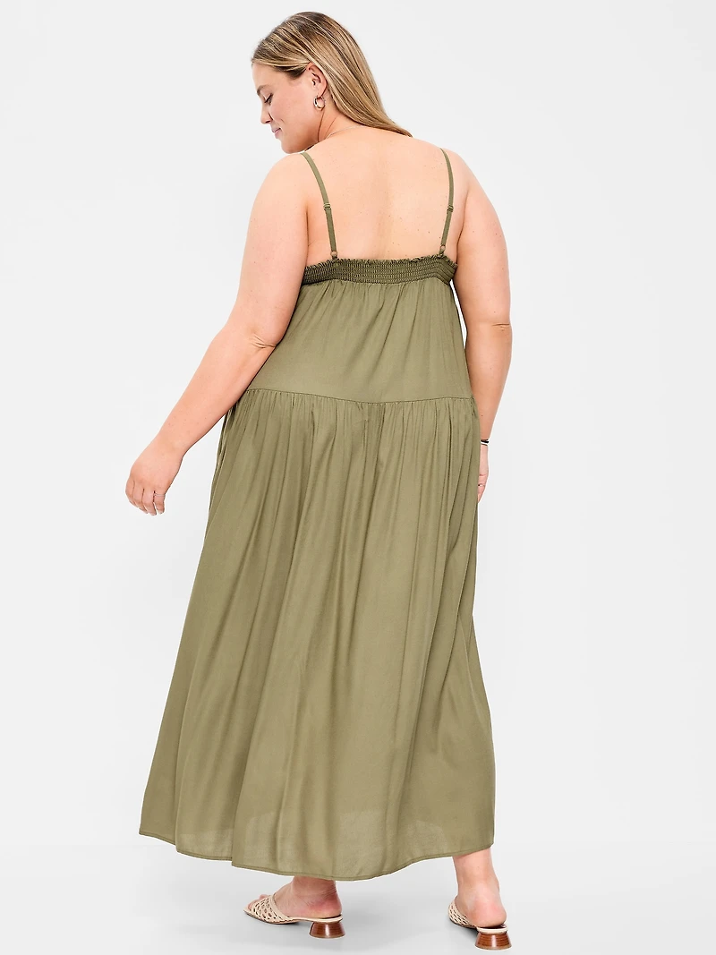Airy Smocked Maxi Dress