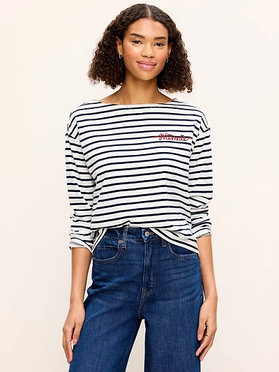 Old Navy x Disney Minnie Mouse Long-Sleeve Mariner T-Shirt for Women