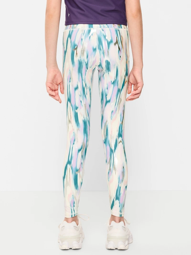 High-Waisted PowerSoft 7/8-Length Leggings for Girls