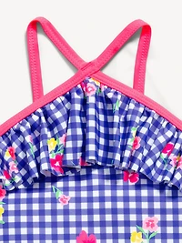 Ruffled One-Piece Swimsuit for Toddler Girls
