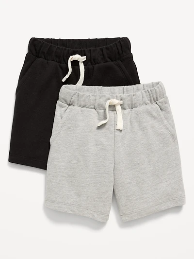 French-Terry Jogger Shorts 2-Pack for Toddler Boys