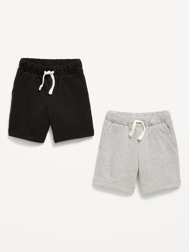 French-Terry Jogger Shorts 2-Pack for Toddler Boys