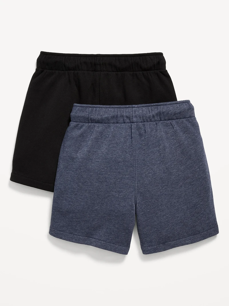 Below Knee Fleece Jogger Shorts 2-Pack for Boys