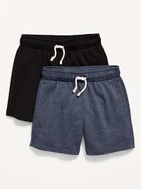 Below Knee Fleece Jogger Shorts 2-Pack for Boys