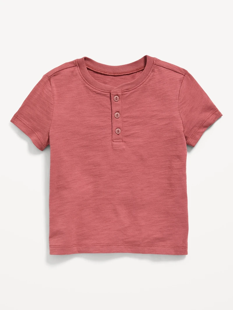 Short-Sleeve Henley T-Shirt for Toddler Boys