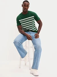 Crew-Neck Striped T-Shirt