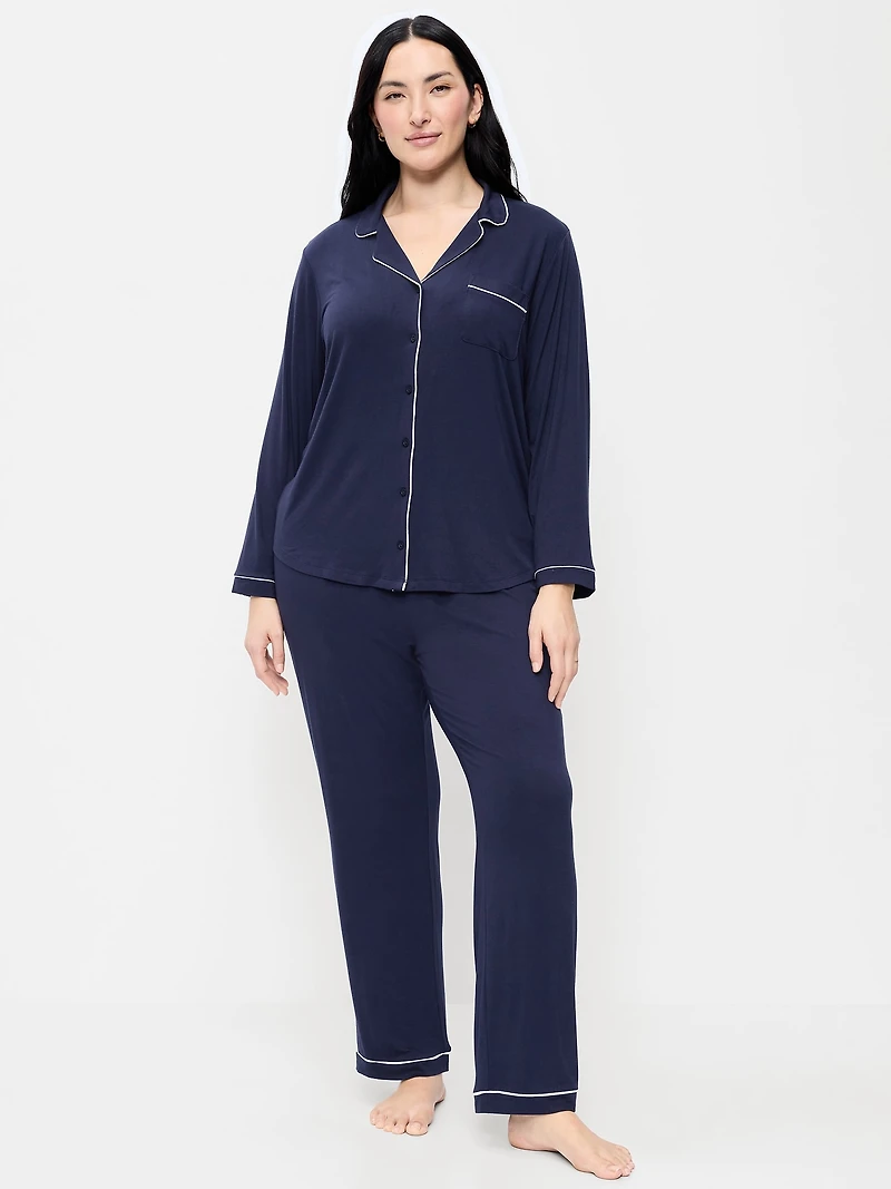 Sunday Sleep Knit Jersey Pant Set