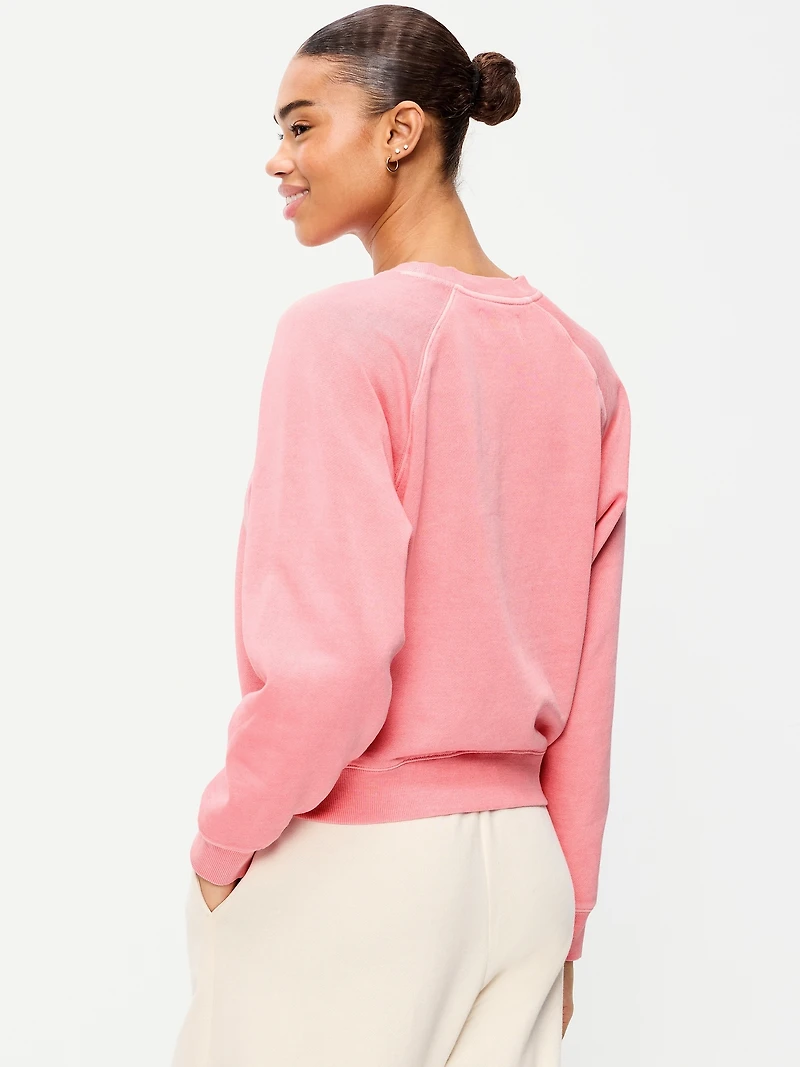 Oversized Raglan Sweatshirt
