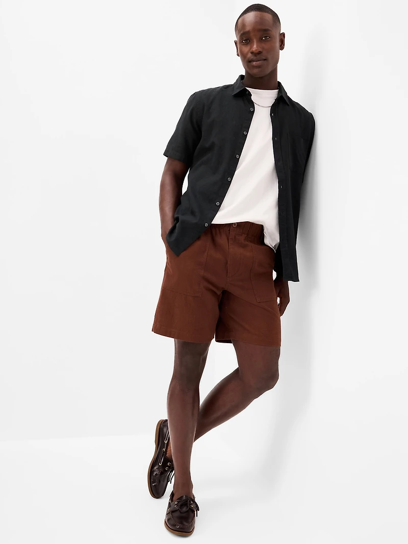 Classic Fit Everyday Linen-Blend Shirt