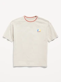 Oversized Short-Sleeve Graphic T-Shirt for Boys